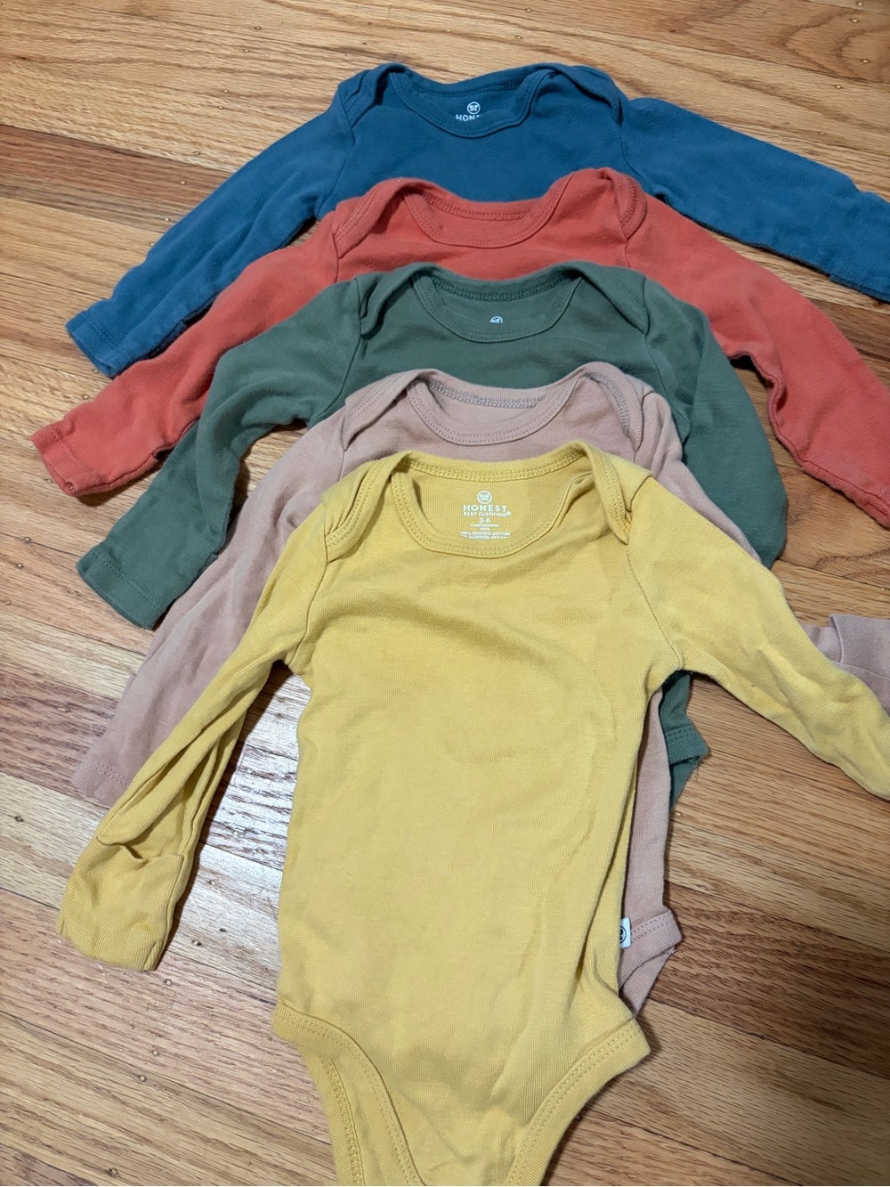 Honest Baby Long-Sleeve One-Piece Bodysuit - organic cotton